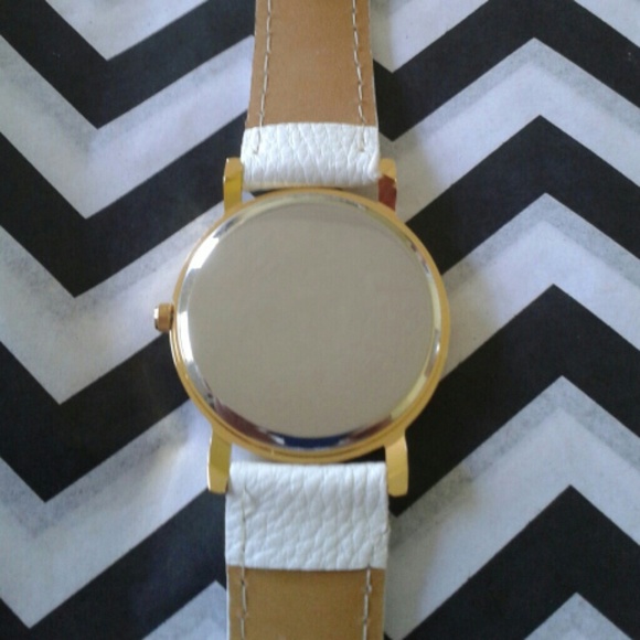 It's Here!! Anchor Chevron Watch In White - Picture 4 of 4