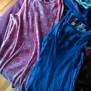 2 for 7 tank tops small & large