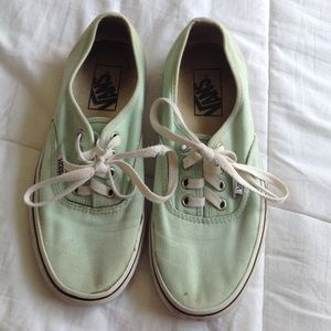 mint green vans