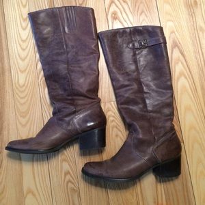 Knee High Leather Boots