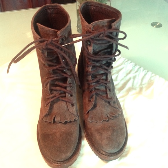 Vintage Shoe Co. Women's Leather Suede boots