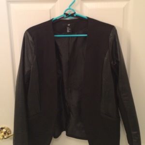 leather blazer