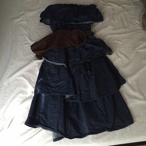 Denim wet seal dress