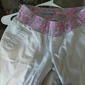 Maternity Slacks tan