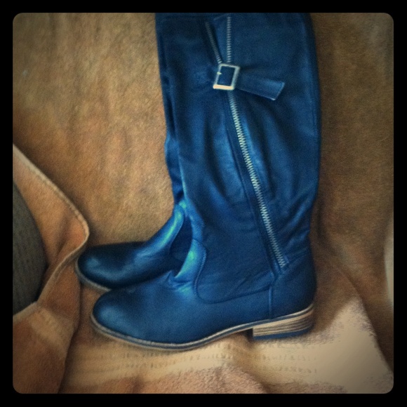 Pair of black casual boots