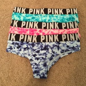 Victoria's Secret PINK Logo Panty Set