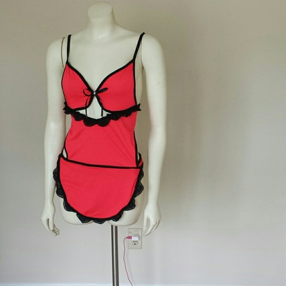 Maid outfit pink (Amaranth colour )