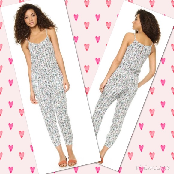 Juicy Couture 🌸 Silk Floral Jumpsuit - Picture 2 of 3