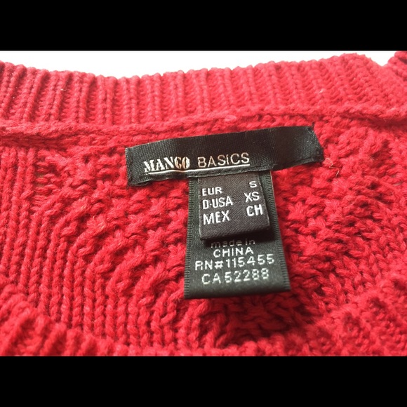 Mango Red Sweater - Picture 2 of 3