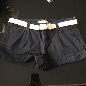 NWT Abercrombie  and Fitch navy shorts