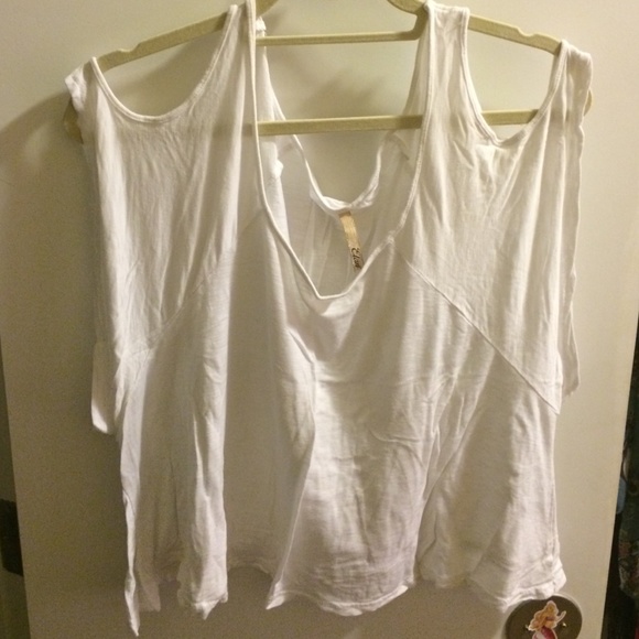 White off the shoulder top