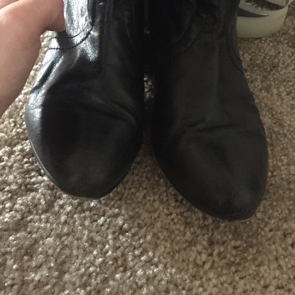 Steve Madden Black leather Candence boots size 5.5 - Picture 3 of 3