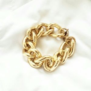 Gold Chain Link Bracelet ML