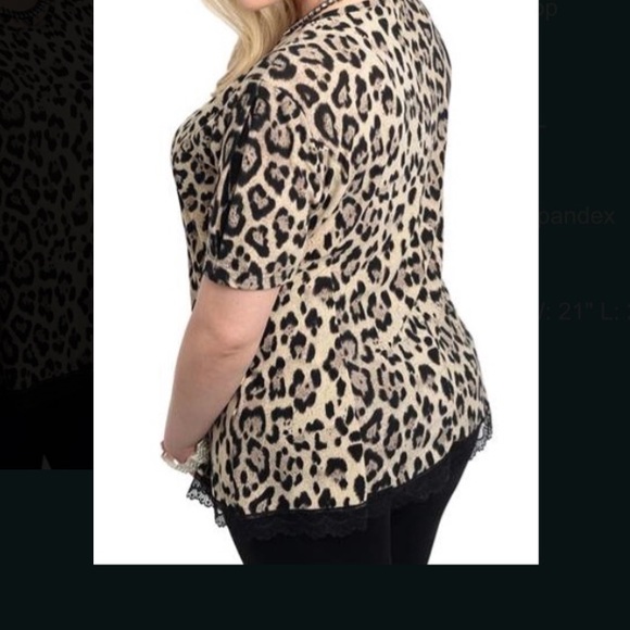 Leopard top - Picture 2 of 2