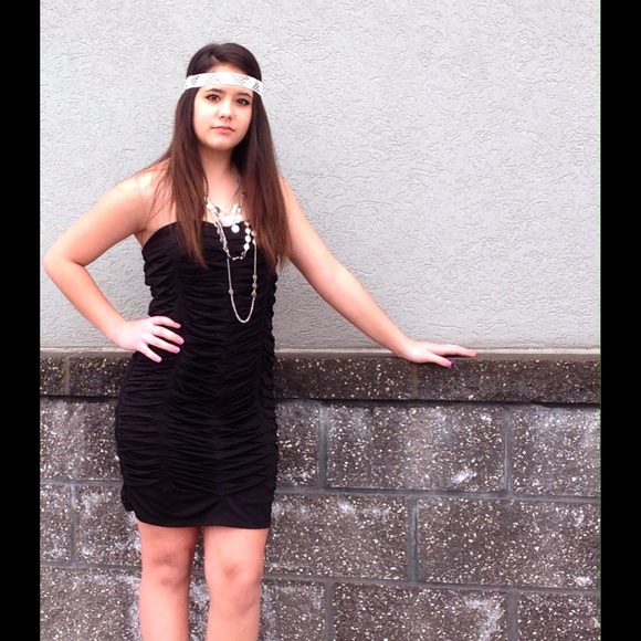 Black tube dress