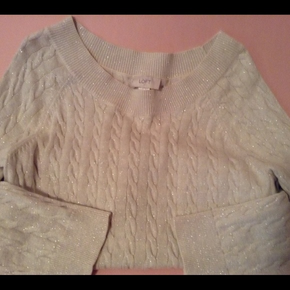 Loft Ivory Sweater - Picture 1 of 2