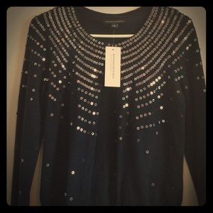 Sweet sequin Banana Republic cardigan small