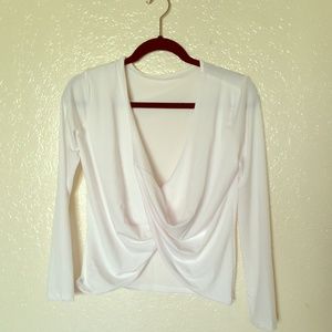 NWOT casual cross white shirt