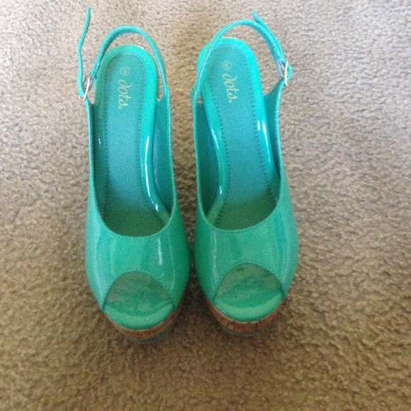 Teal Wedges