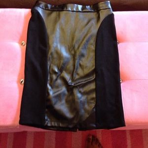 Black pencil skirt