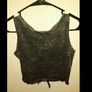 Acid washed Crop Top