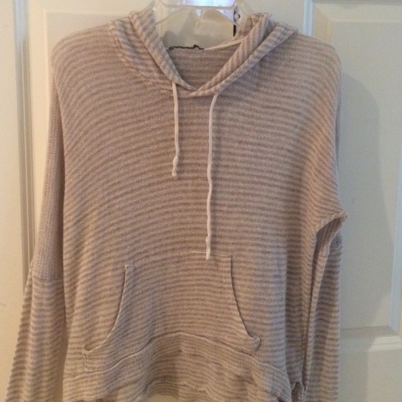 Brandy Melville Tops - Brandy Melville Striped Hoodie