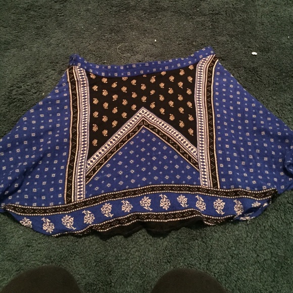 Printed skater skirt