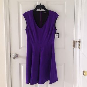Elegant violet dress