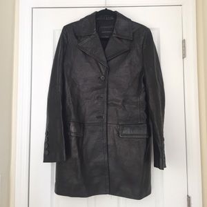 Leather Trench Coat
