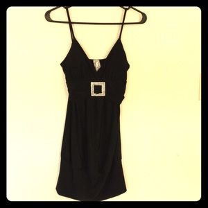 Short black club dress