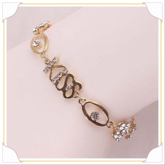 Woman 14k gold filled Austrian crystal bangle - Picture 1 of 1