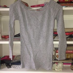 Gray sweater
