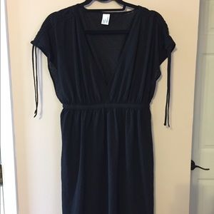 NWOT St. John's Bay Black Sheer Cover Up size-L