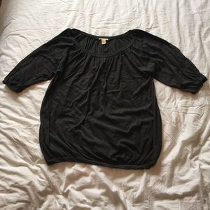Korean-style Grey Top