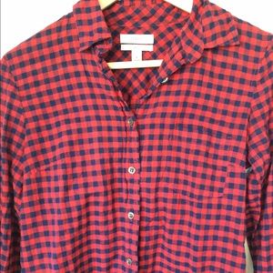 SOLD in bundle! J crew checked shirt