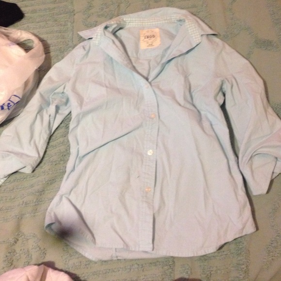 Baby blue half sleeve shirt