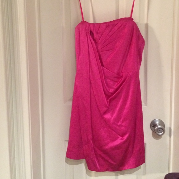 BCBG Beautiful pink strapless dress