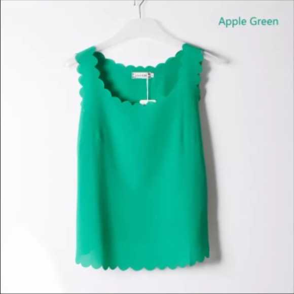 Two chiffon tank tops