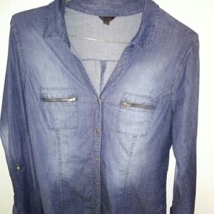 Guess.denim top..