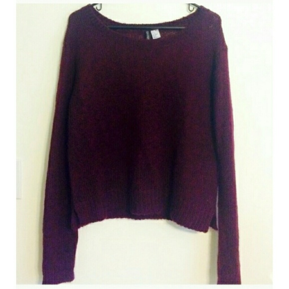 Burgundy Sweater