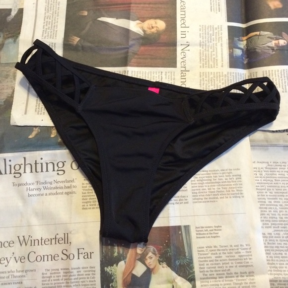 Victorias Secret Black Bikini Bottoms