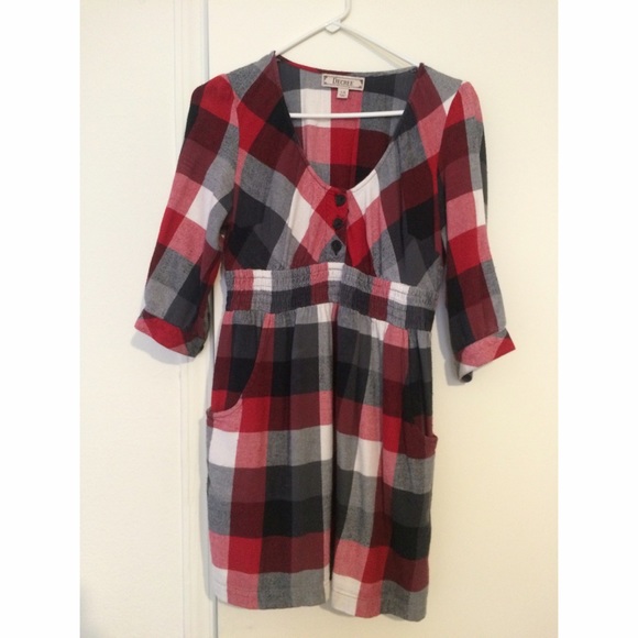 Plaid Babydoll Dress