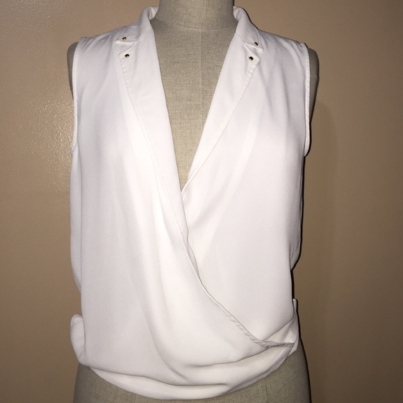 H&M low neck blouse.