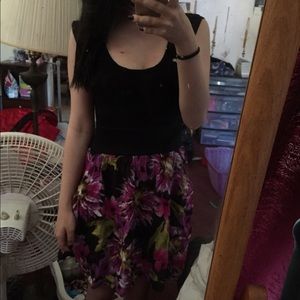 Cute black and purple dress