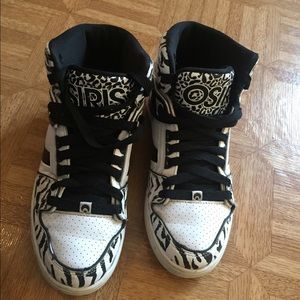 Osiris animal print sneakers