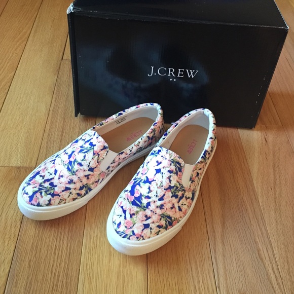 J. Crew Shoes - 🎀NEW🎀 J.Crew Floral Slip-On Sneakers