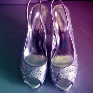 Lulu Townsend Silver Heels