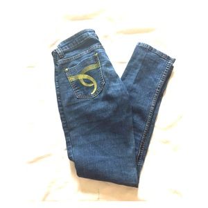 Denim skinny jeans