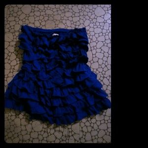 HOLLISTER SUMMER RUFFLE TUBE TOP