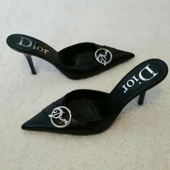 Dior Shoes - @crystlelite Dior Leather Pointed-toe Heels